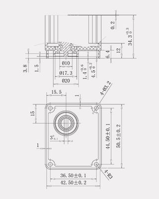 Electric Regulating Heating Zone Valve Motor DN20 IP66 Protection