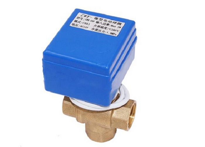 DC12V Baseboard Zone Valve , 3 Way Zone Valve With Actuator Motor