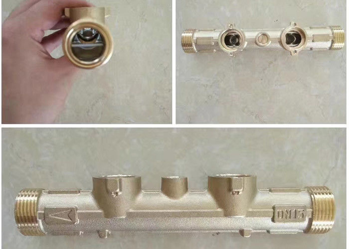 Z Reflect 15mm Brass Water Meter Housing Single Channel With Sensor