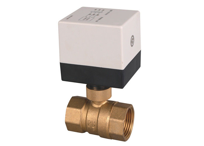 3 Port Diverter Electric Heating Ball Valve With Step Motor Actuator DN15