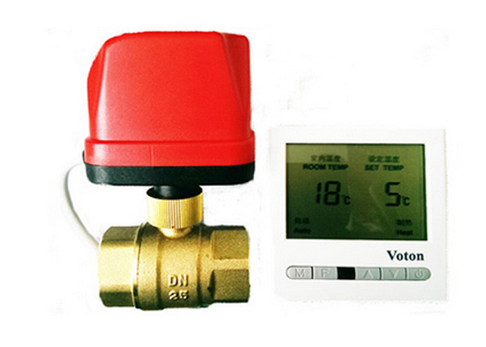 Central Heating Motorised Valve , Thermostatic Electric Zone Valves 3.5 NM